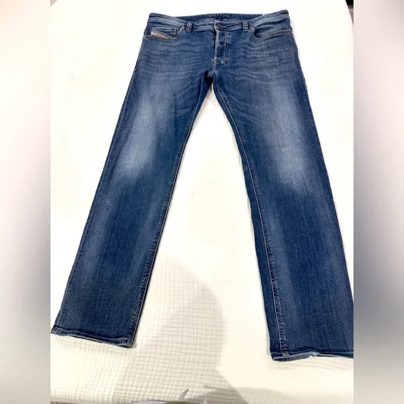 Diesel Men's Indigo Straight Jeans - Picture 1 of 4
